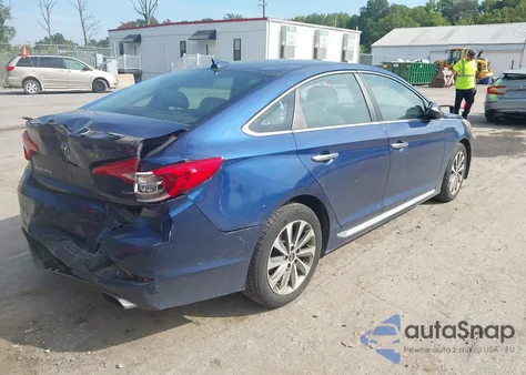 2016 Hyundai Sonata Sport из США, поврежденный, VIN 5NPE34AF6GH300954